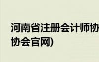 河南省注册会计师协会官网(河南省总会计师协会官网)