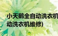 小天鹅全自动洗衣机维修电脑板(小天鹅全自动洗衣机维修)