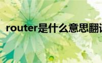 router是什么意思翻译(router是什么意思)