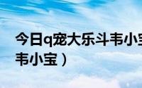 今日q宠大乐斗韦小宝突破天赋（Q宠大乐斗韦小宝）