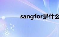 sangfor是什么意思(sangfor)