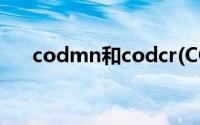 codmn和codcr(CODMn是什么意思)