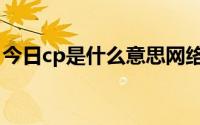 今日cp是什么意思网络用语（cp是什么意思）