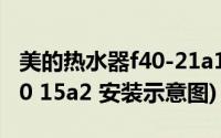 美的热水器f40-21a1说明书(美的电热水器f40 15a2 安装示意图)