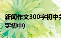 新闻作文300字初中关于教师节(新闻作文300字初中)