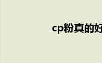 cp粉真的好恶心(cp粉)