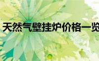 天然气壁挂炉价格一览表(天然气壁挂炉价格)