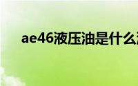 ae46液压油是什么油(液压油是什么油)