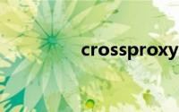 crossproxyexe修复方法