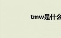 tmw是什么意思(tmw)