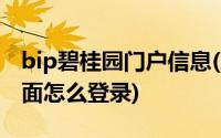 bip碧桂园门户信息(碧桂园bip系统登录在外面怎么登录)