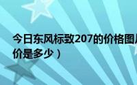 今日东风标致207的价格图片（东风标致207的性能如何报价是多少）