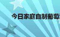 今日家庭自制葡萄酒地制作方法 图解