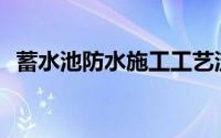 蓄水池防水施工工艺流程(蓄水池防水做法)