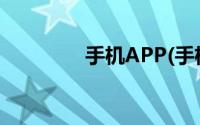 手机APP(手机app是什么)