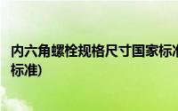 内六角螺栓规格尺寸国家标准图片(内六角螺栓规格尺寸国家标准)