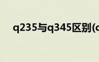 q235与q345区别(q345和q235的区别)