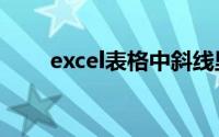 excel表格中斜线里面怎么添加文字