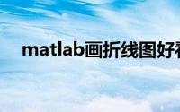 matlab画折线图好看(matlab画折线图)