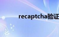 recaptcha验证失败意味着什么