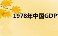 1978年中国GDP世界排名倒数第二