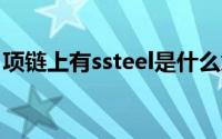 项链上有ssteel是什么意思(steel是什么意思)