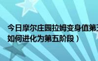 今日摩尔庄园拉姆变身值第五阶段开启（摩尔庄园里的拉姆如何进化为第五阶段）