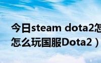 今日steam dota2怎么玩国服（Steam平台怎么玩国服Dota2）