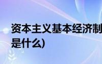 资本主义基本经济制度是什么(基本经济制度是什么)