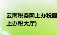 云南税务网上办税服务厅(云南省国家税务网上办税大厅)