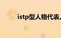 istp型人格代表人物(istp型人格)