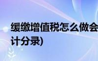 缓缴增值税怎么做会计分录(增值税怎么做会计分录)