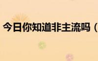 今日你知道非主流吗（大家来谈谈非主流吧）