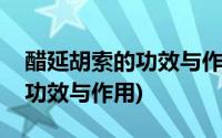 醋延胡索的功效与作用和副作用(醋延胡索的功效与作用)