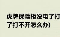 虎牌保险柜没电了打不开怎么办(保险柜没电了打不开怎么办)