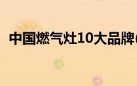 中国燃气灶10大品牌(中国煤气灶十大品牌)