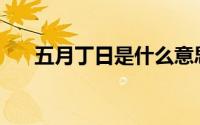 五月丁日是什么意思(丁日是什么意思)