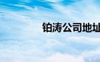 铂涛公司地址(铂涛会官网)