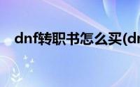 dnf转职书怎么买(dnf转职书在商城哪里)