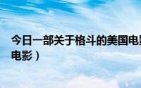 今日一部关于格斗的美国电影有哪些（一部关于格斗的美国电影）