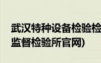 武汉特种设备检验检测研究院(武汉特种设备监督检验所官网)