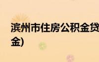 滨州市住房公积金贷款利率(滨州市住房公积金)