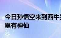 今日孙悟空来到西牛贺洲遇到一樵夫告诉他哪里有神仙