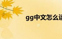 gg中文怎么读(gg be音译)