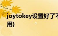 joytokey设置好了不起作用(joytokey怎么用)