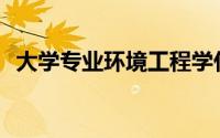 大学专业环境工程学什么(环境工程学什么)