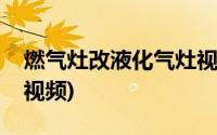 燃气灶改液化气灶视频(液化气灶改天然气灶视频)