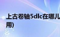 上古卷轴5dlc在哪儿下载(上古卷轴5dlc怎么用)