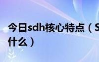 今日sdh核心特点（SDH中的三大关键技术是什么）