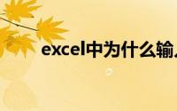 excel中为什么输入数字后会有变化